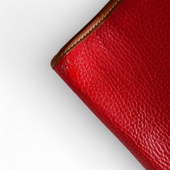Red leather dooney bourke - Picture 5 of 8